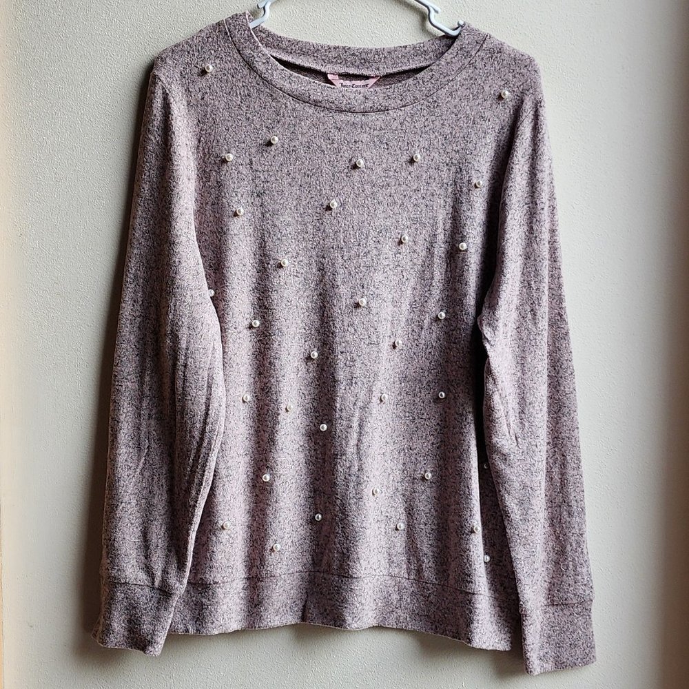 Juicy Couture Pink Crew Neck Sweater